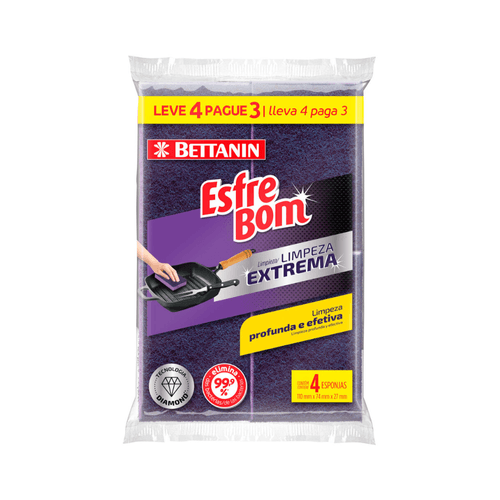 esponja limpeza extrema